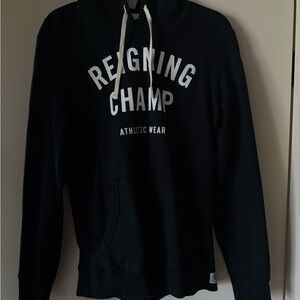 Reigning Champ Black Pullover Sweater
